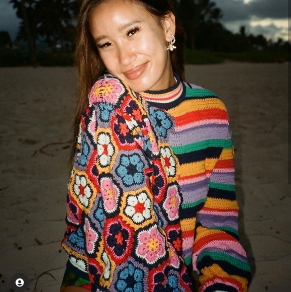 Farm Rio Crochet Sweater - Picture 7 of 9